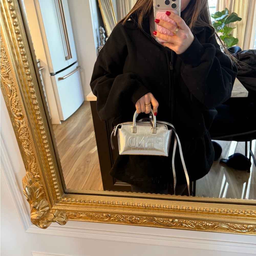 Fendi Metallic Silver Mini Bag - Picture 6 of 7